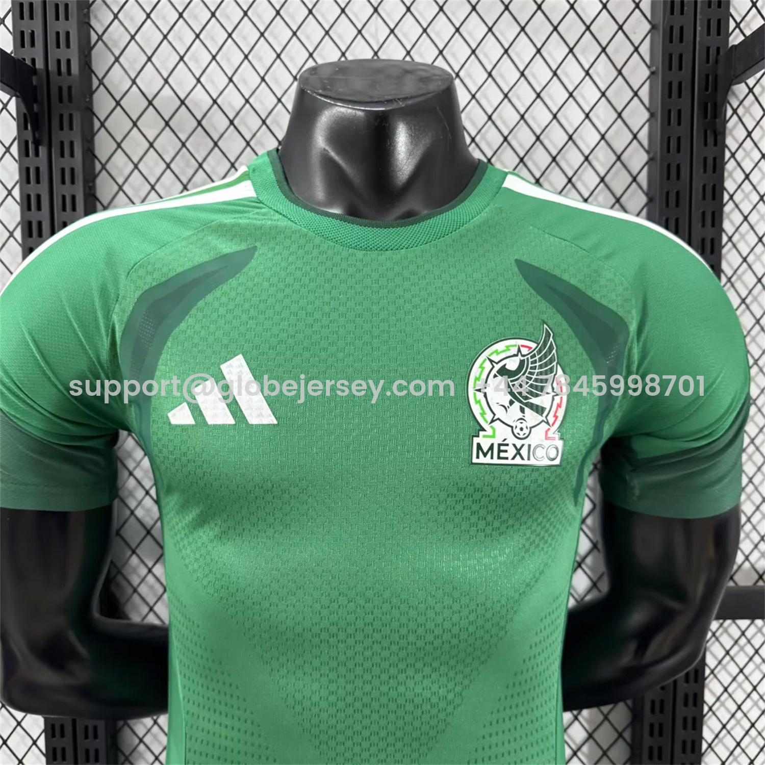 GlobeJersey-Mexico 2026 Green Pre-Match Training Jersey - Player Version