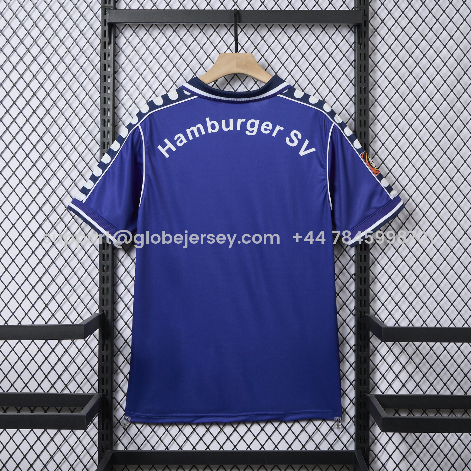 GlobeJersey-Retro Hamburger SV 2000-01 Away Blue Jersey