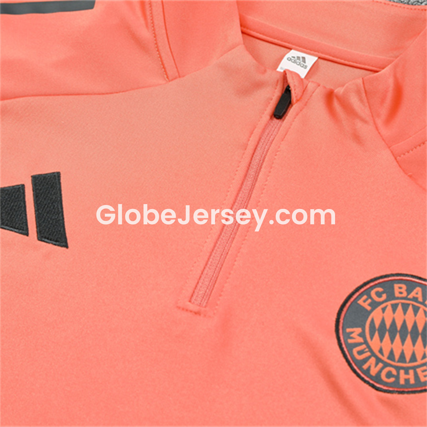 GlobeJersey-Bayern Munich 25-26 Long Sleeves Training Set - Orange Top & Gray Pants