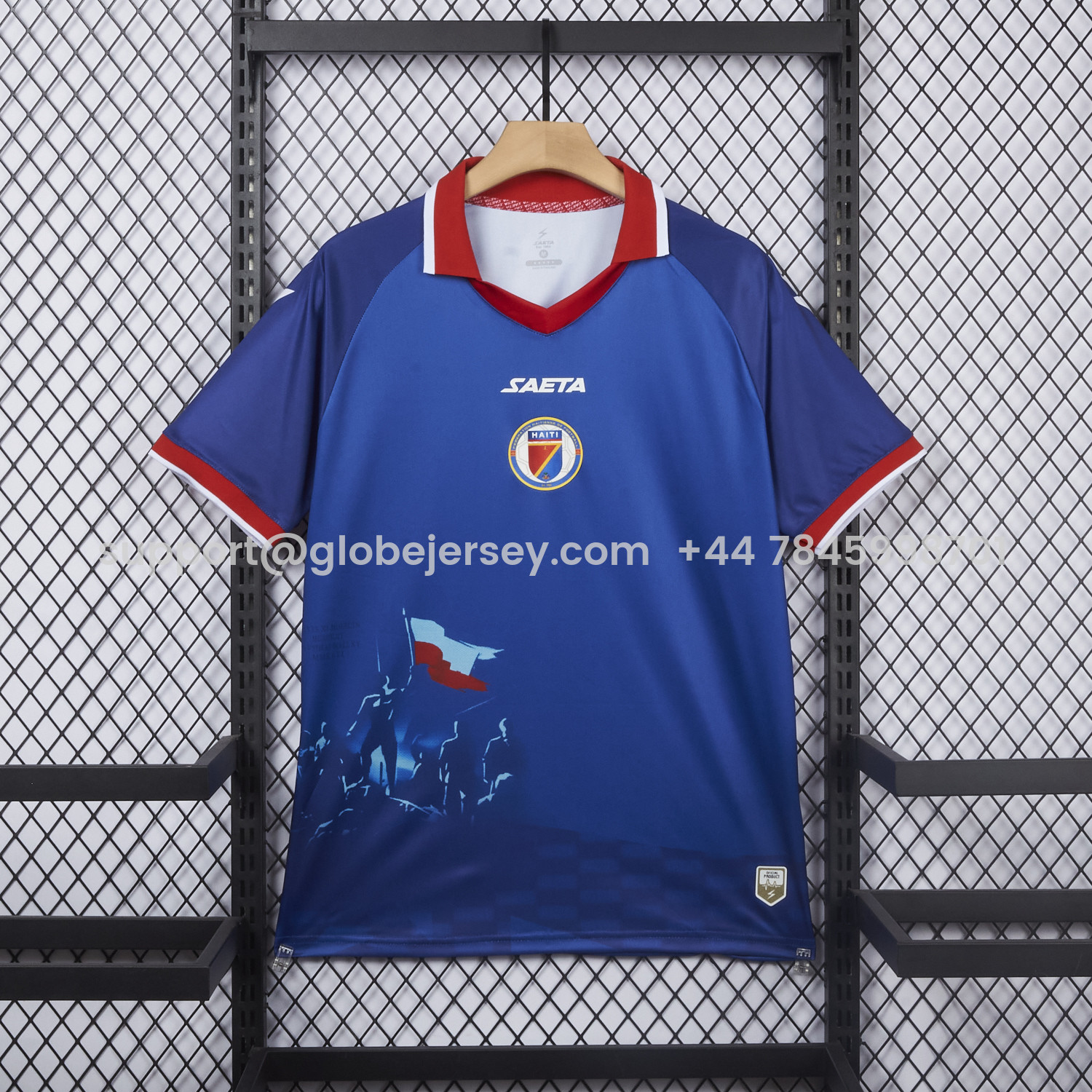 GlobeJersey-Haiti 26-27 Home Jersey - Fans Version
