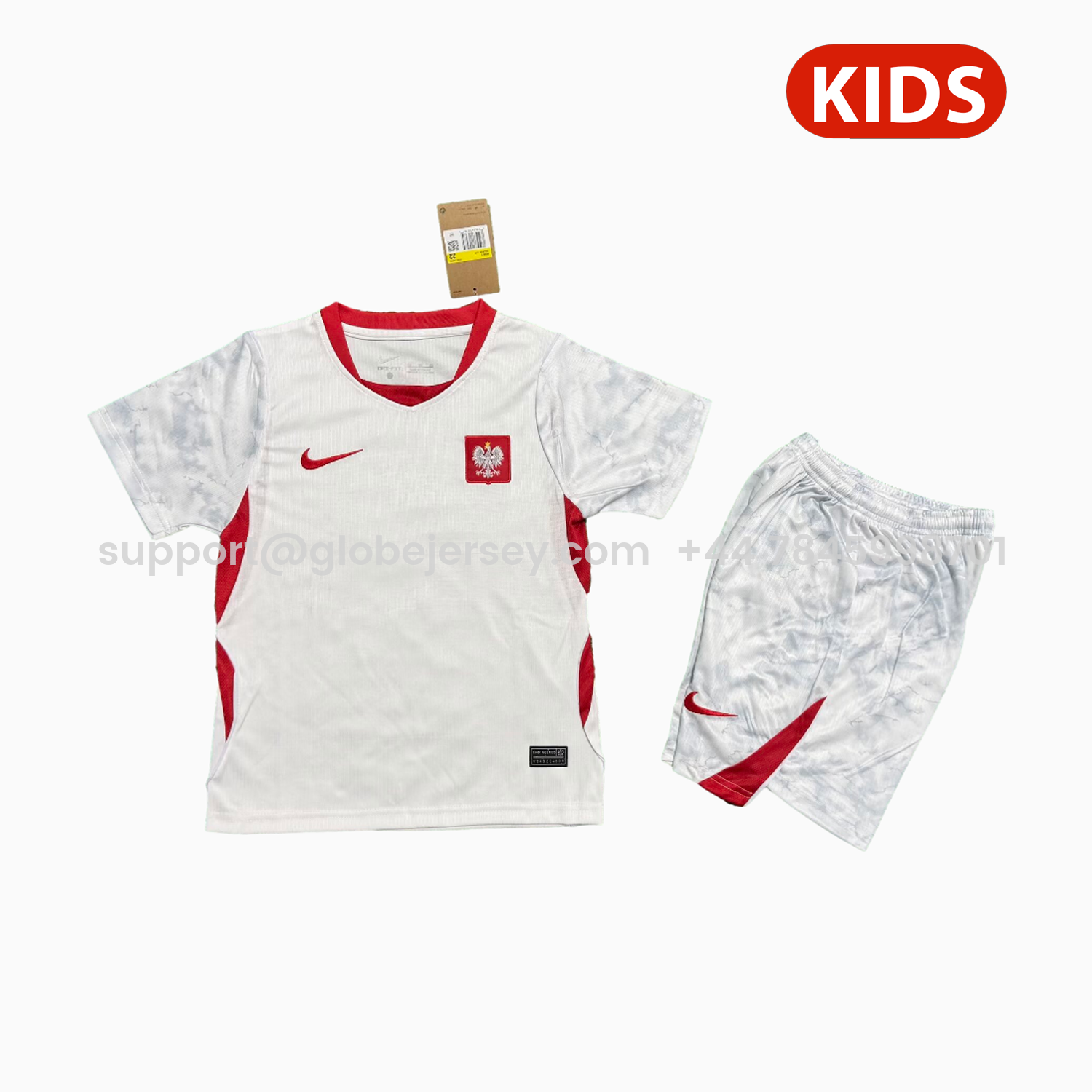 GlobeJersey-Poland 2026 Home Kids Kit