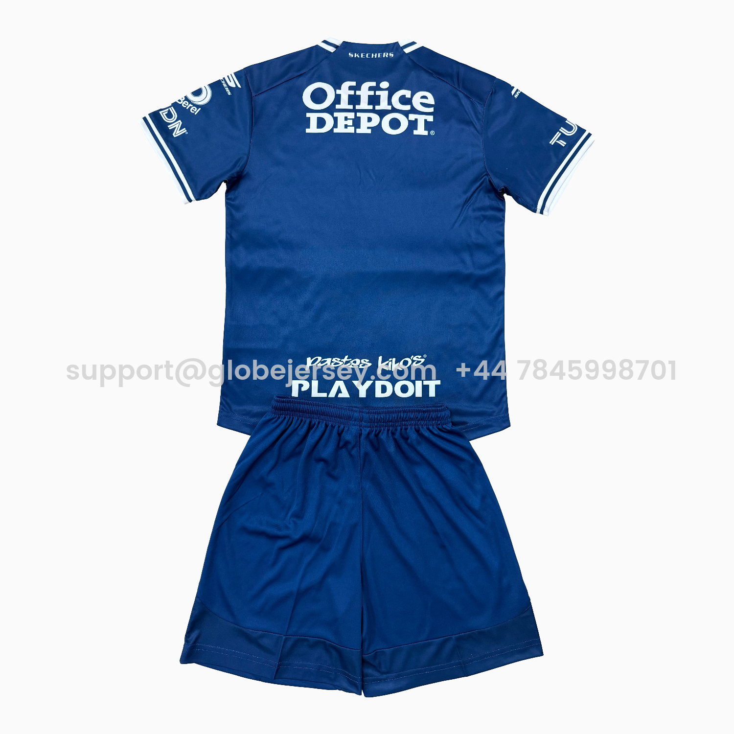 GlobeJersey-Pachuca 25-26 Away Blue Kids Kit