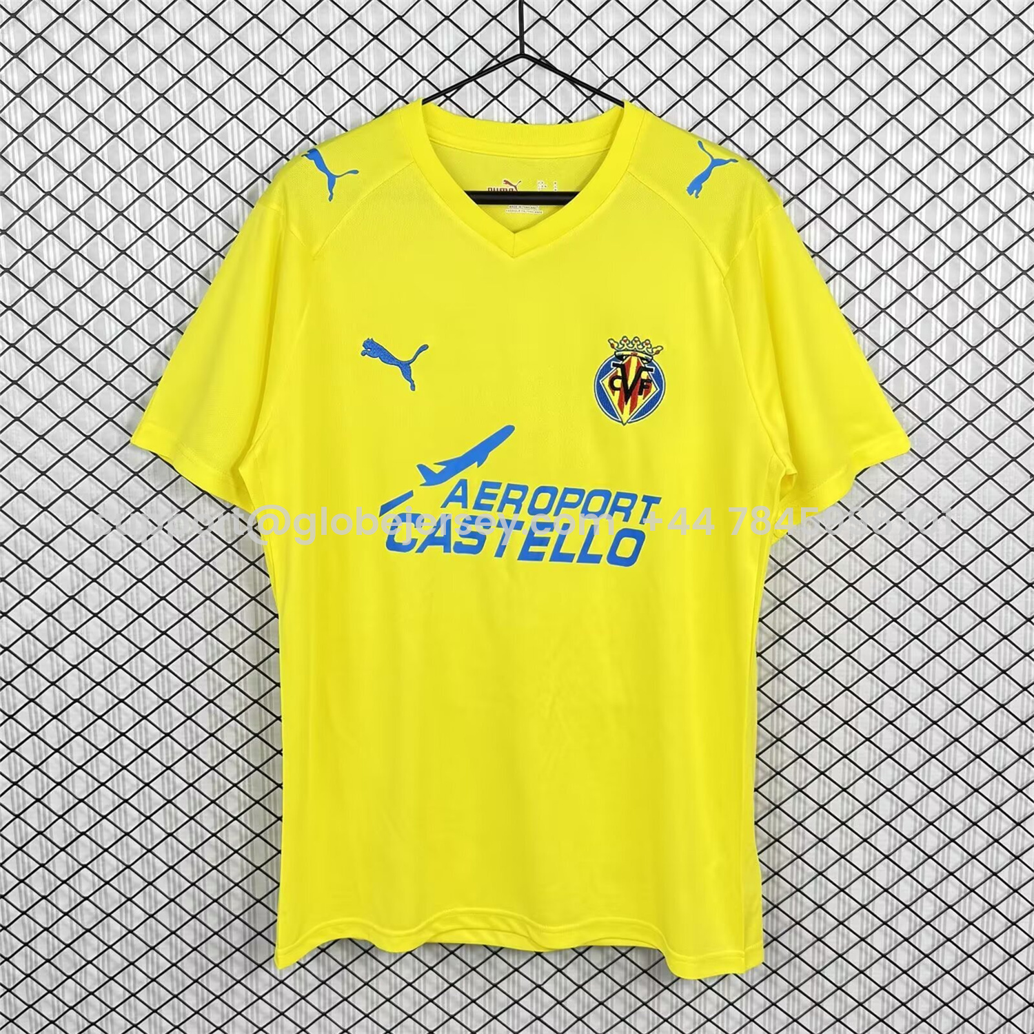 GlobeJersey-Retro Villarreal 2008-09 Home Jersey