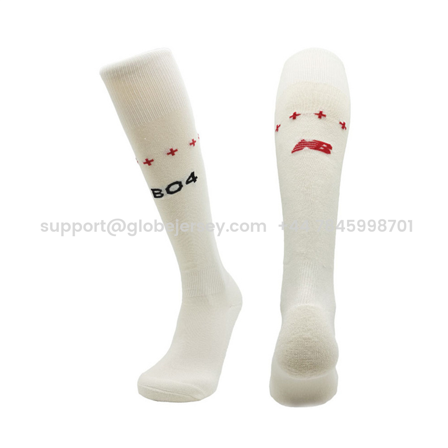 GlobeJersey-Bayer 04 Leverkusen 25-26 Away Socks - White