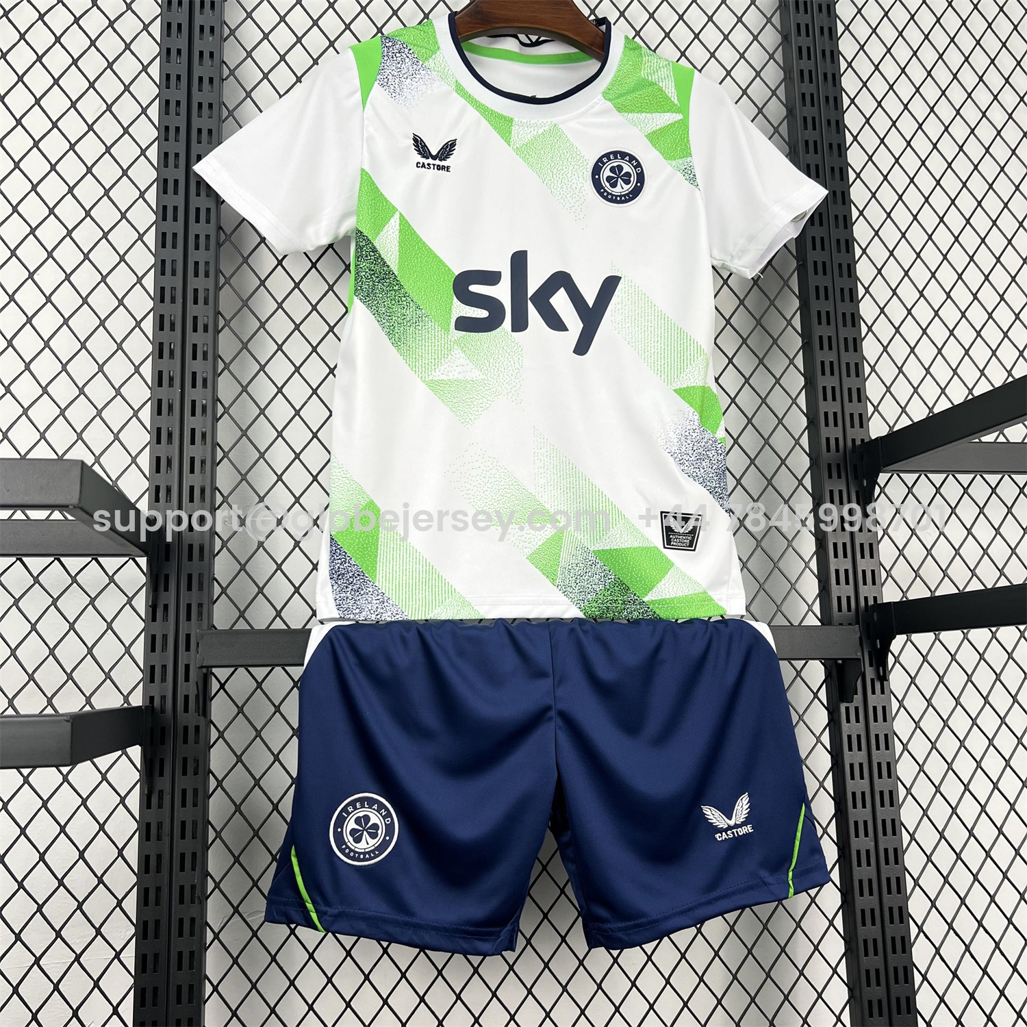 GlobeJersey-Ireland 2026 Away Kids Kit