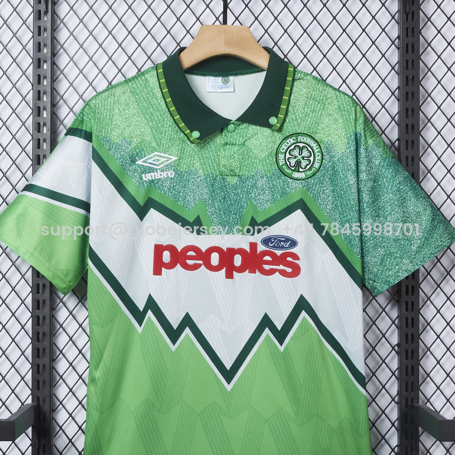 GlobeJersey-Retro Celtic 1991-92 Away Jersey