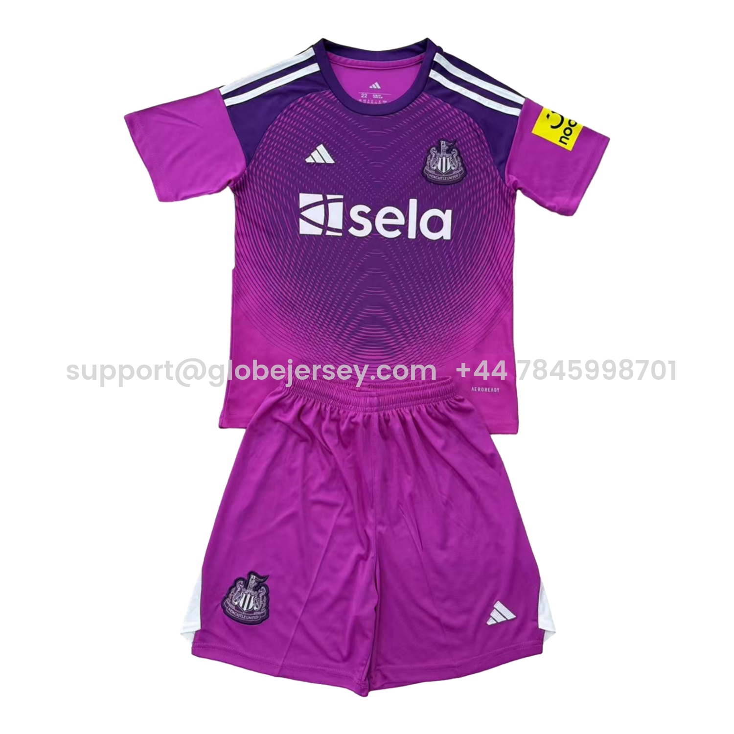 GlobeJersey-Newcastle United 25-26 Purple Goalkeeper Men's Adult Jersey Set - Fans Version