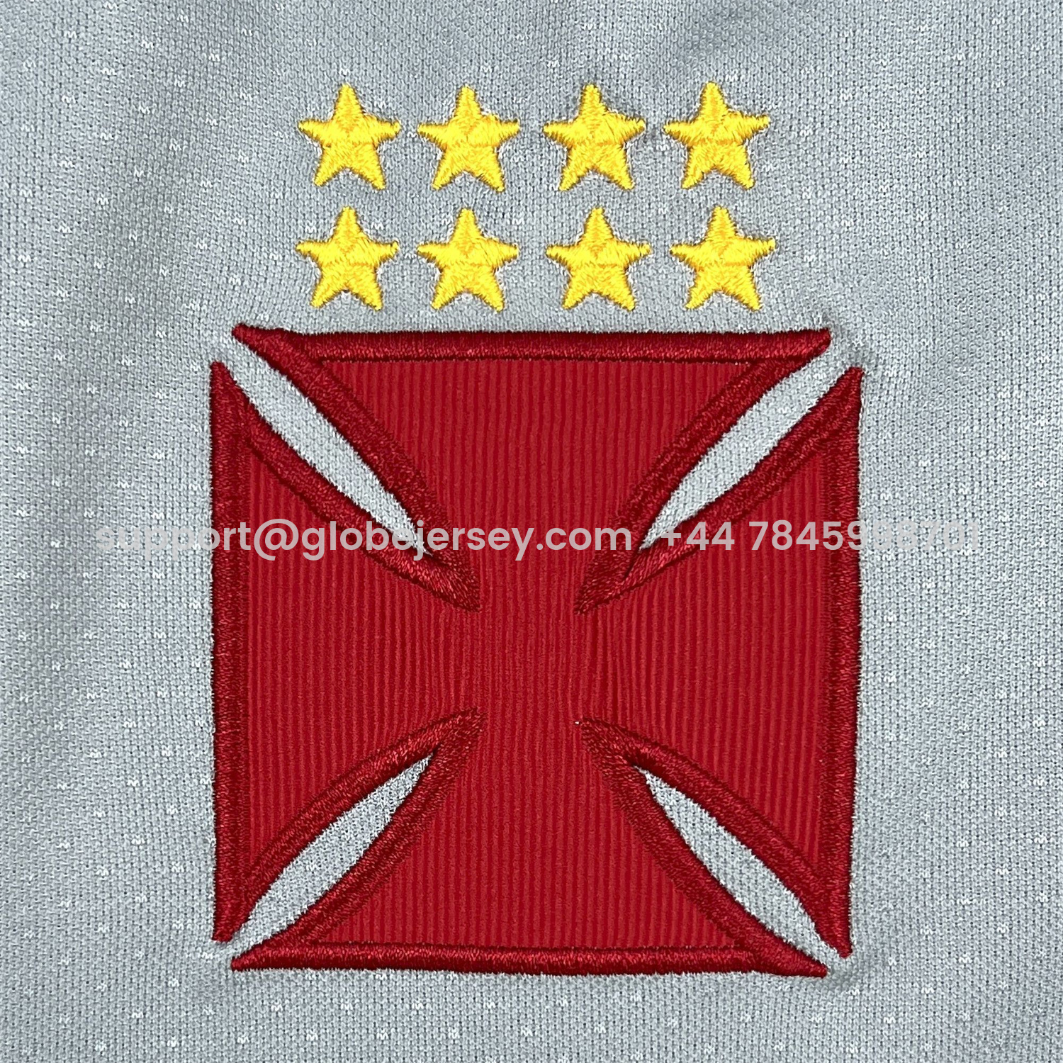 GlobeJersey-Women's Vasco da Gama 25-26 Grey Pre-Match Jersey