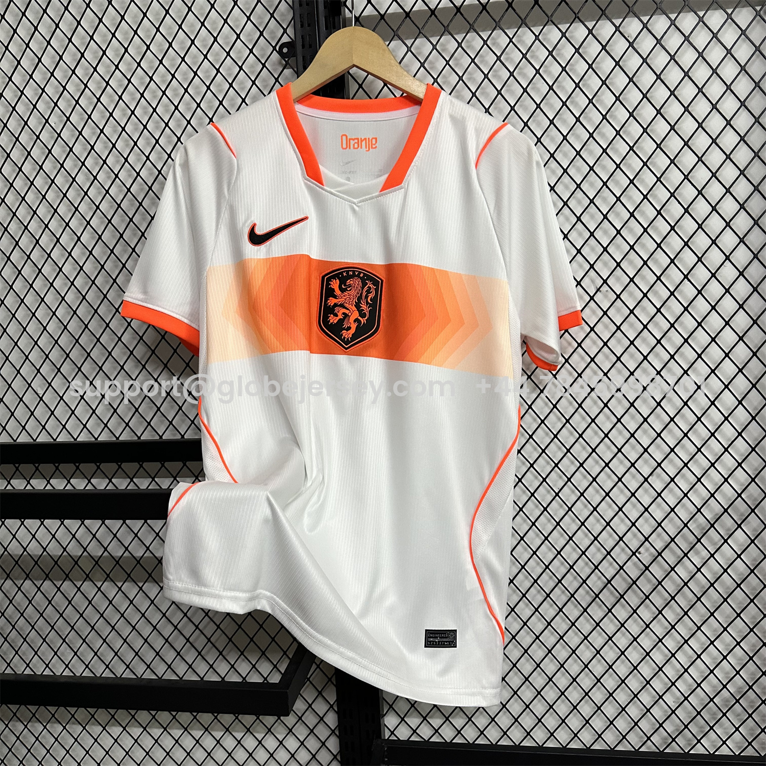 GlobeJersey-Netherlands 2026 Away Jersey - Fans Version
