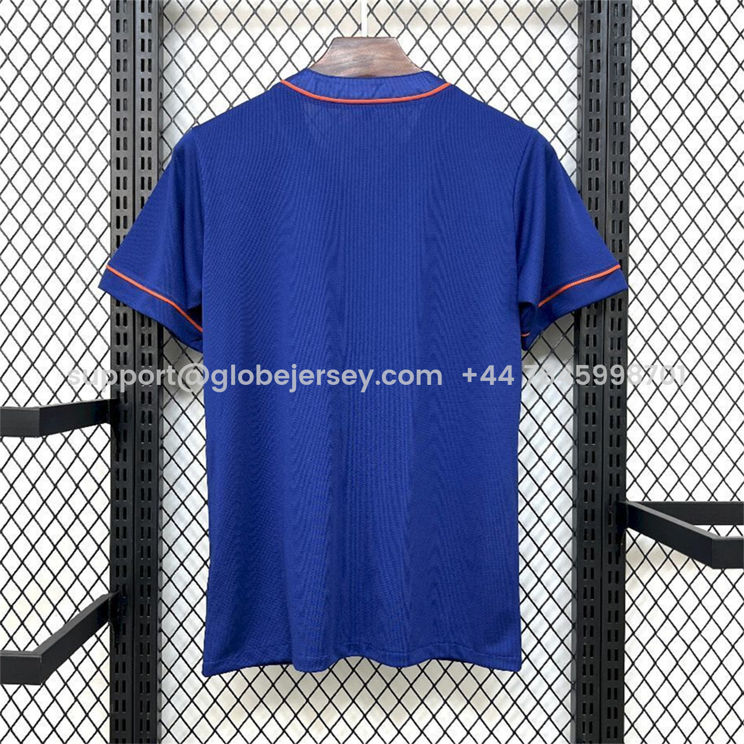 GlobeJersey-Barcelona 25-26 Blue Baseball Jersey