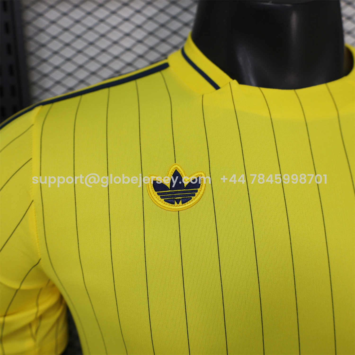 GlobeJersey-Al Nassr Riyadh Victory 25-26 Terrace Icon Retro Casual Style Yellow Jersey - Player Version