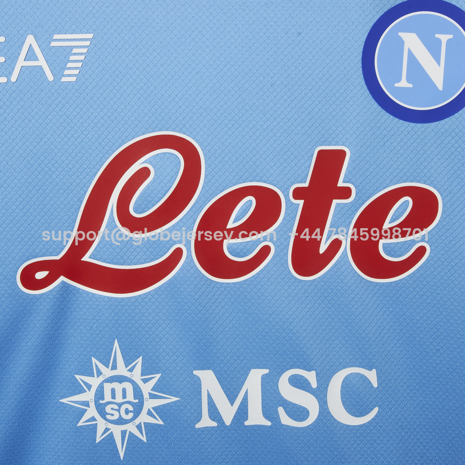 GlobeJersey-Napoli 25-26 Blue Christmas Elk Special Edition Jersey - Fans Version