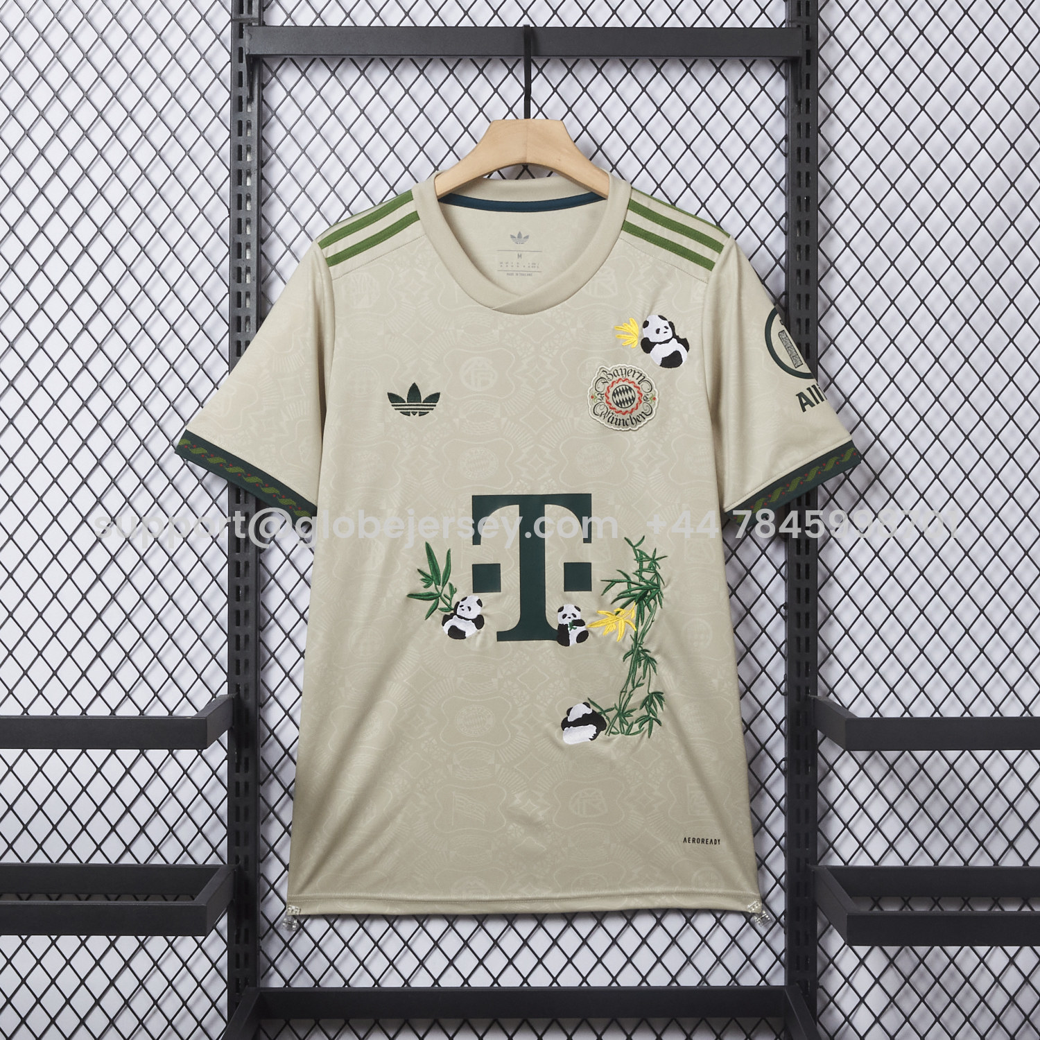 GlobeJersey-【Panda Bamboo Embroidered Version】Bayern Munich 25-26 Oktoberfest Jersey - Fans Version