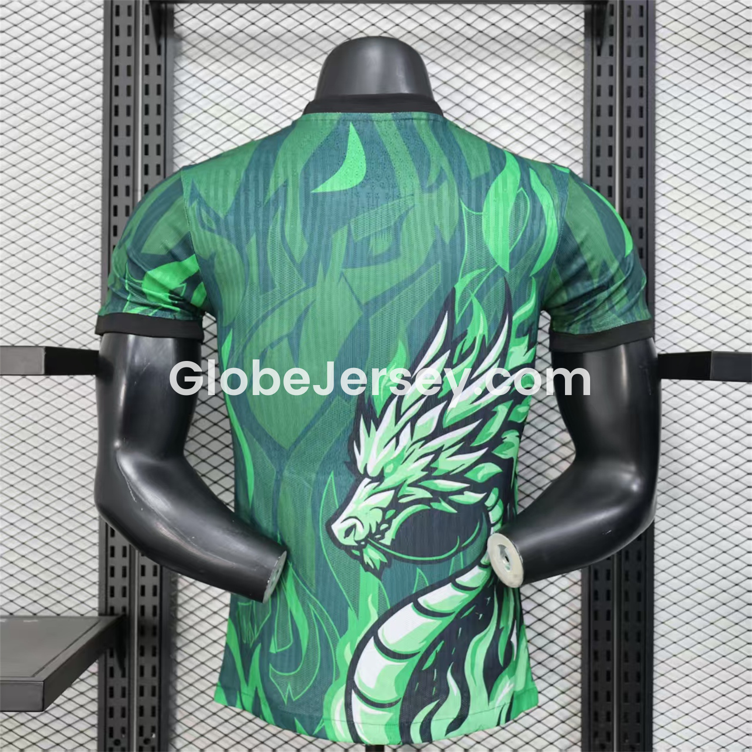 GlobeJersey-Liver.pool 25-26 Green Dragon and Fire Special Jersey - Player Version