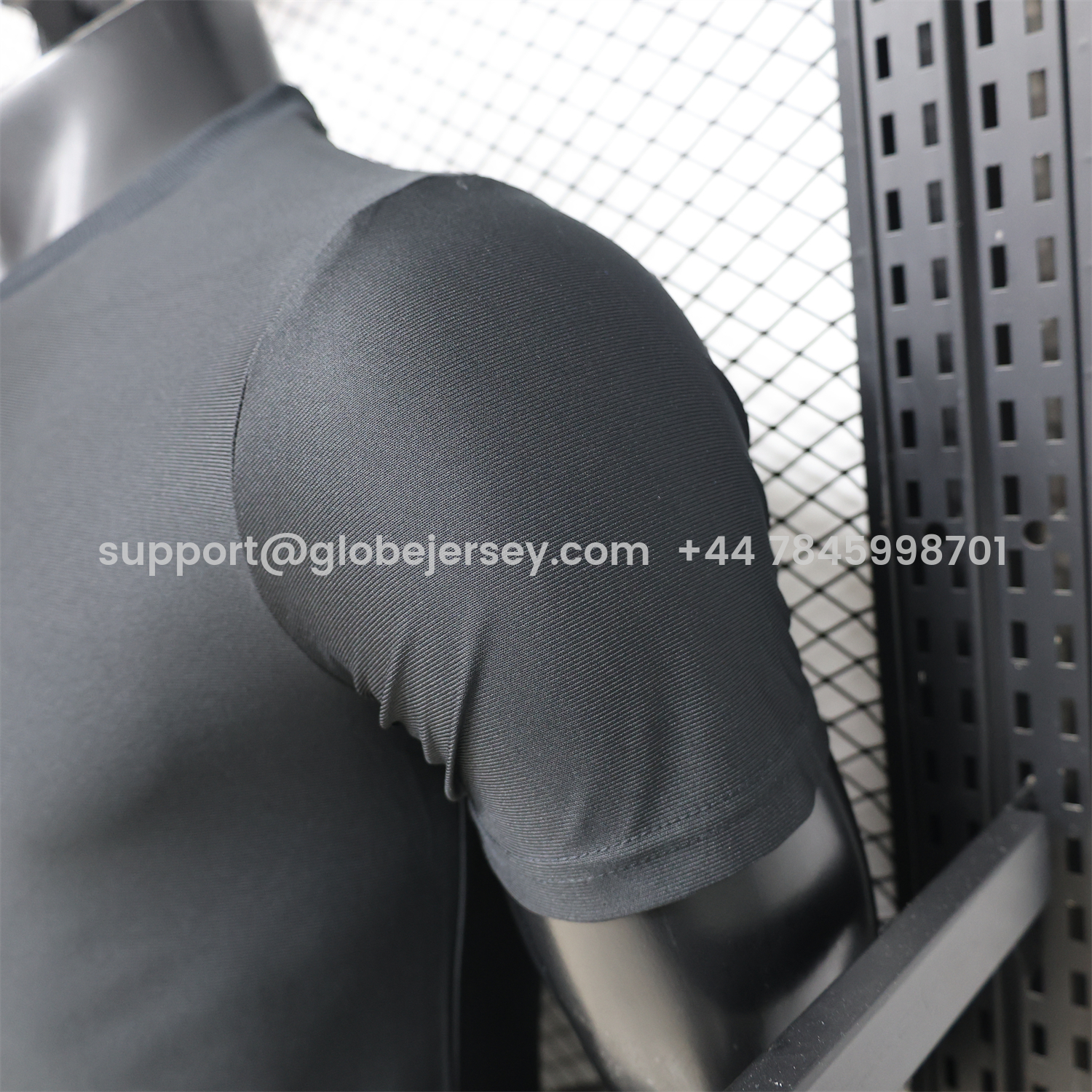 GlobeJersey-West Ham United 26-27 Retro Casual Style Black Polo Jersey - Player Version