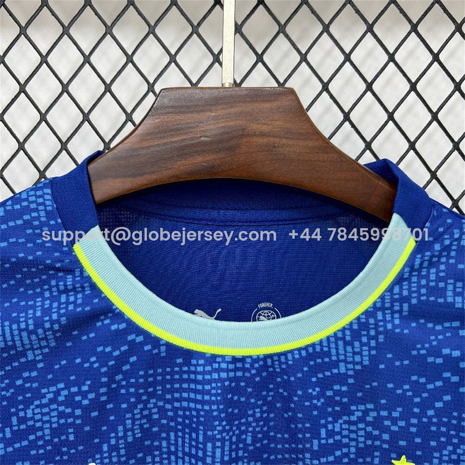 GlobeJersey-Marseille 25-26 Third Blue Jersey - Fans Version