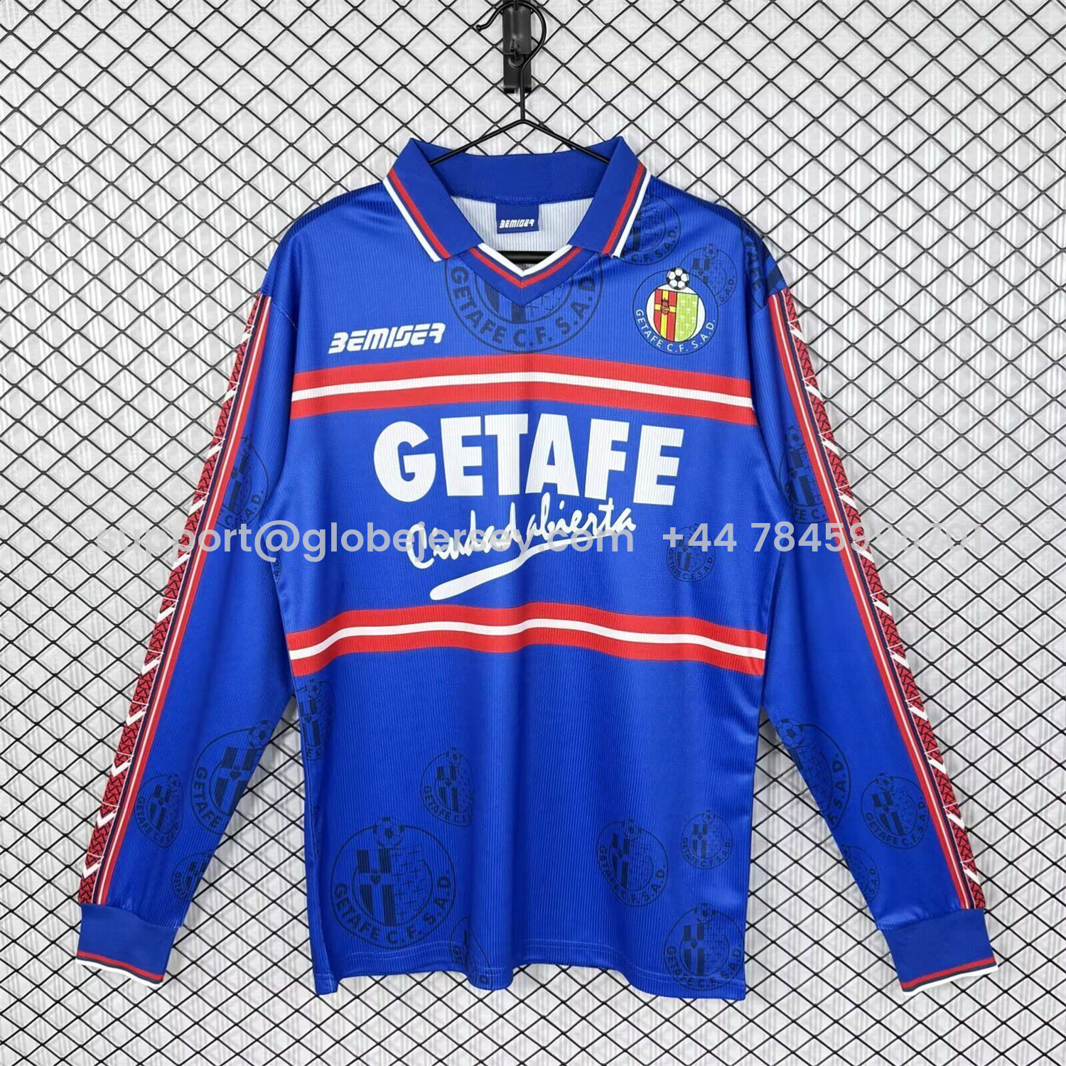 GlobeJersey-Retro Getafe 1998-99 Home Long Sleeves Jersey