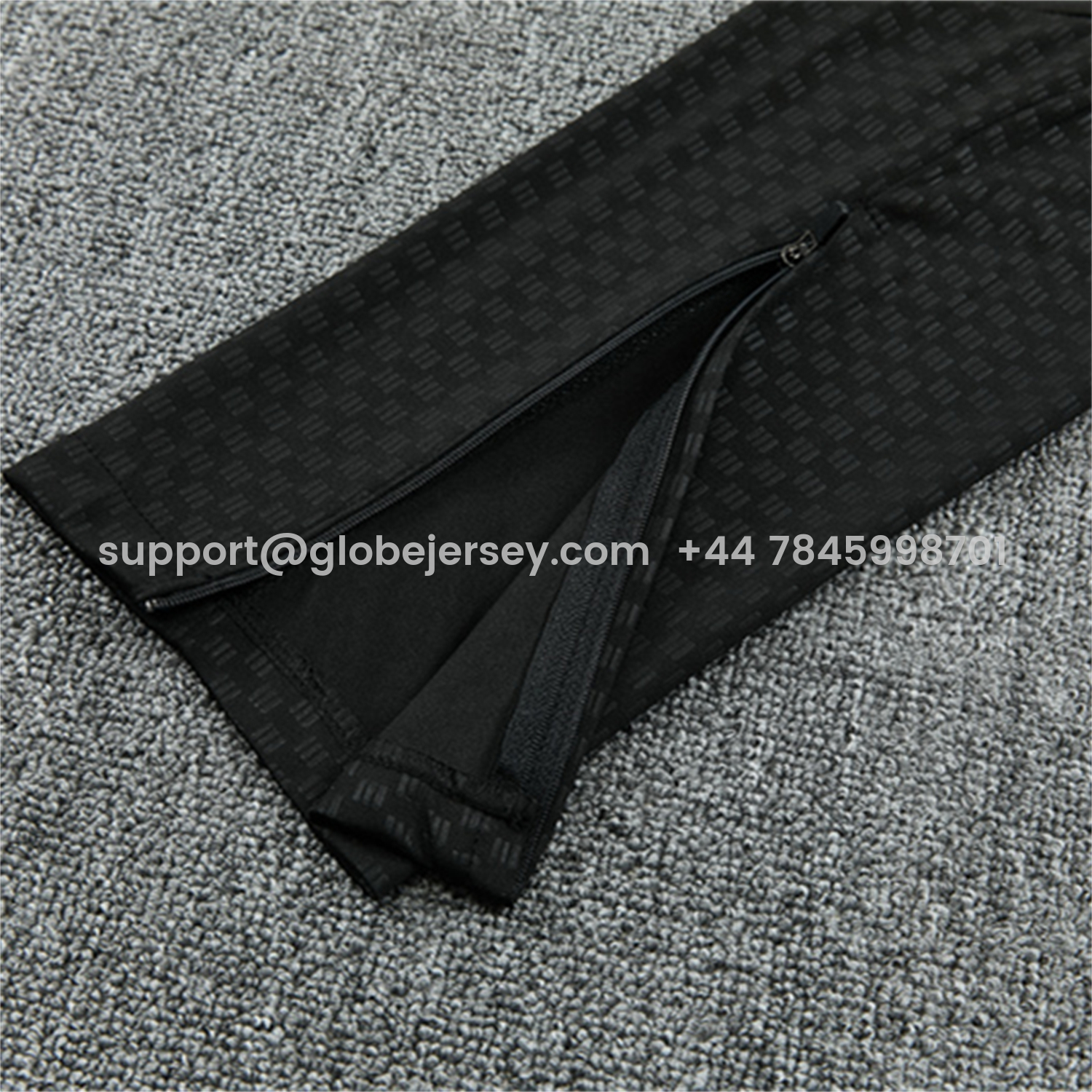 GlobeJersey-Real Madrid 26-27 Long Sleeves Training Set - Pure Black Top And Pants