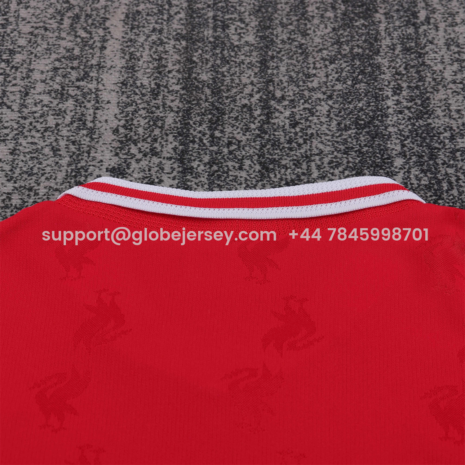 GlobeJersey-Retro Liver.pool 1996-97 Home Kids Kit