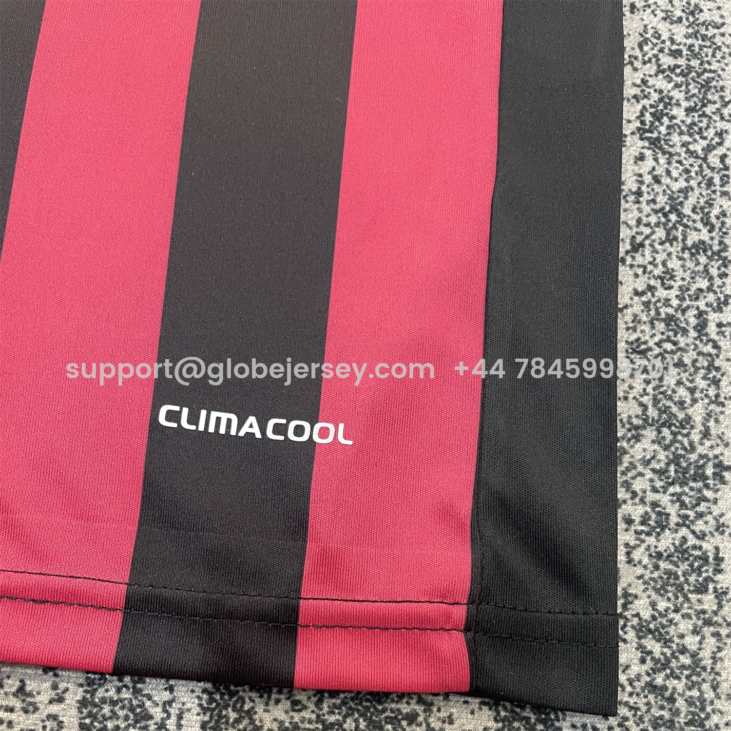 GlobeJersey-Retro AC Milan 2009-10 Home Red Kids Kit