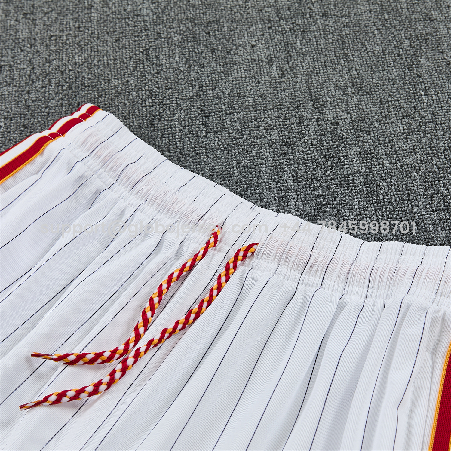GlobeJersey-Roma 25-26 Retro Style Short-Sleeve Training Set - White Top & White Pants