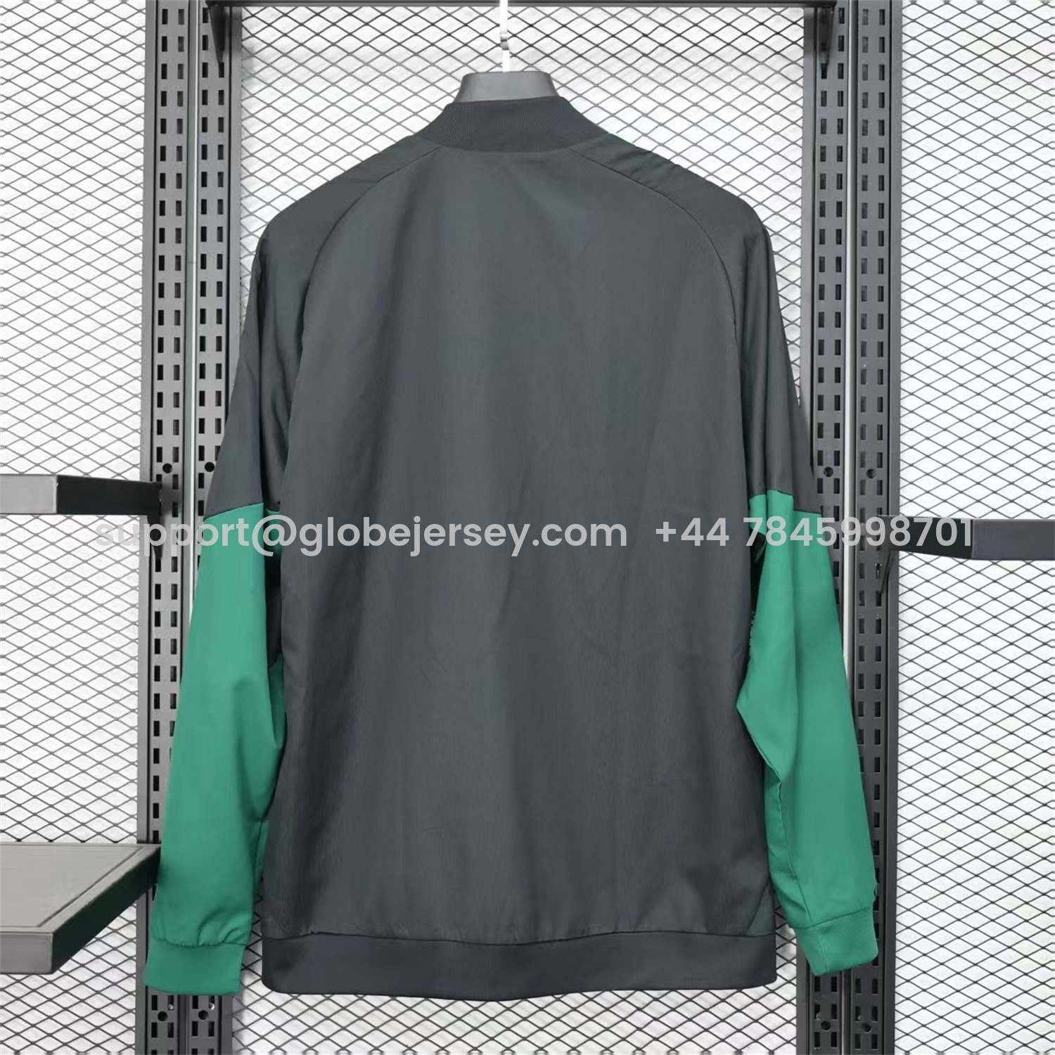 GlobeJersey-Mexico 25-26 Green And Black Windbreaker Jacket
