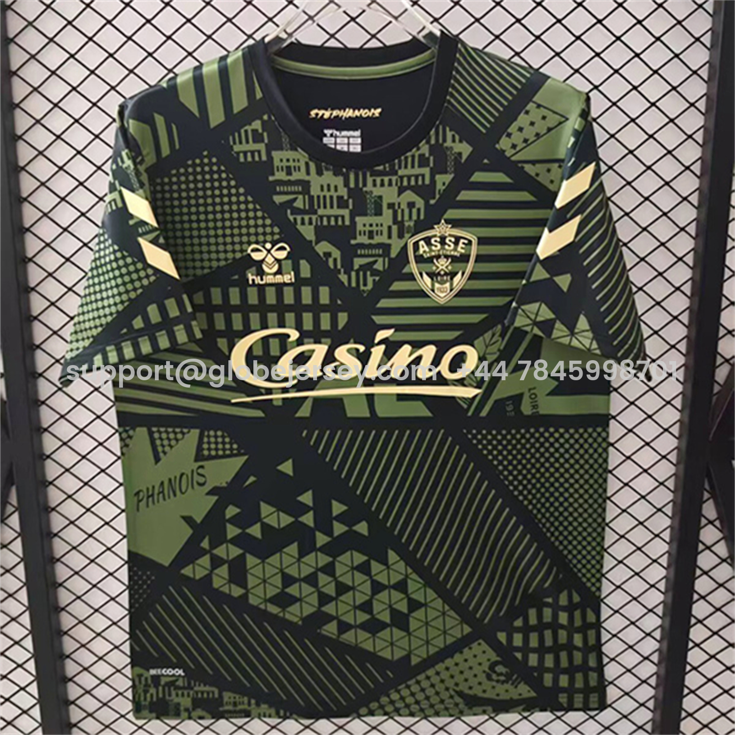 GlobeJersey-AS Saint-Etienne 25-26 Pre-Match Jersey - Fans Version