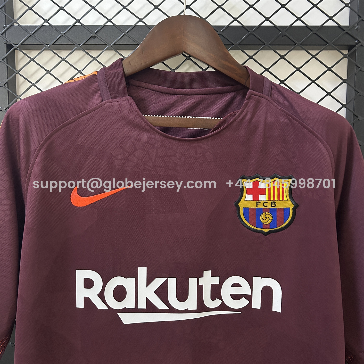 GlobeJersey-Retro Barcelona 17-18 Third Jersey