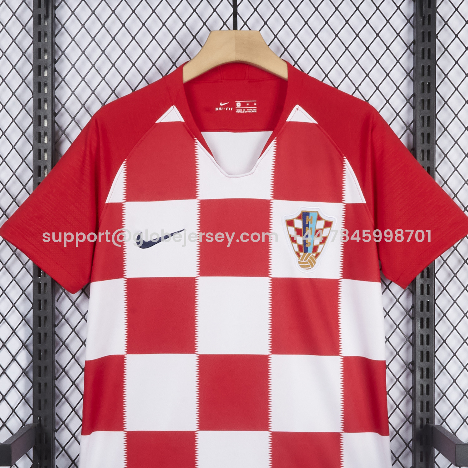 GlobeJersey-Retro Croatia 2018 Home Jersey