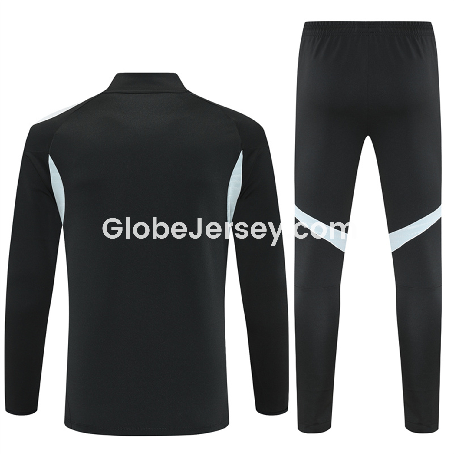 GlobeJersey-INT M.A.M 25-26 Kid Long Sleeves Training Set - Black Top & Black Pants