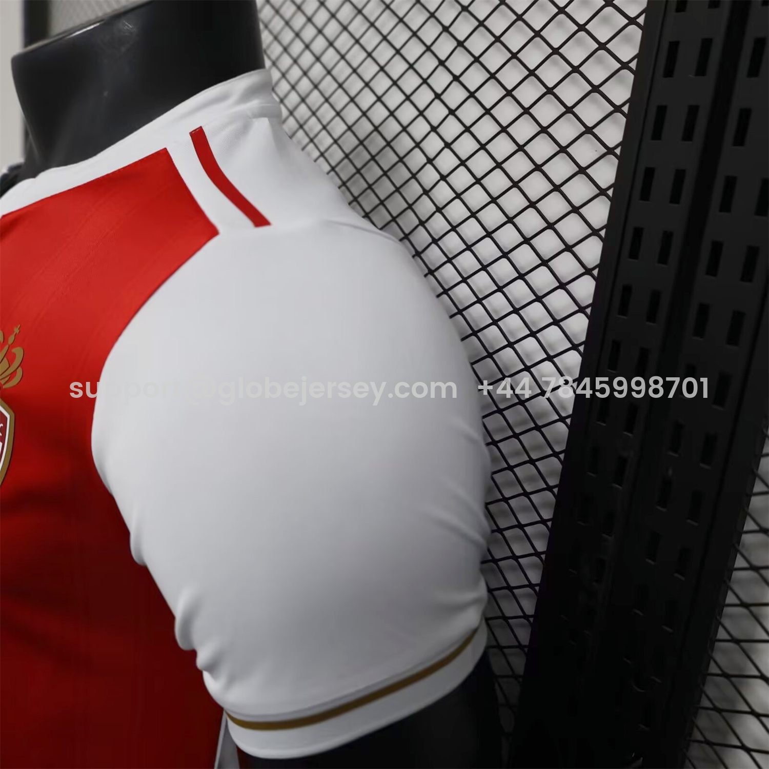 GlobeJersey-AS Monaco 25-26 Home Jersey - Player Version