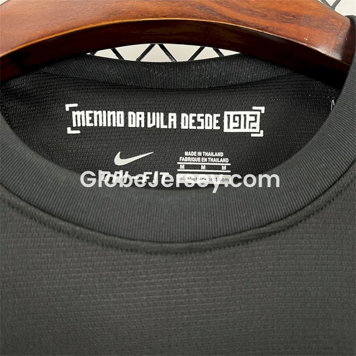 GlobeJersey-Retro Santos 2011-12 Black Jersey