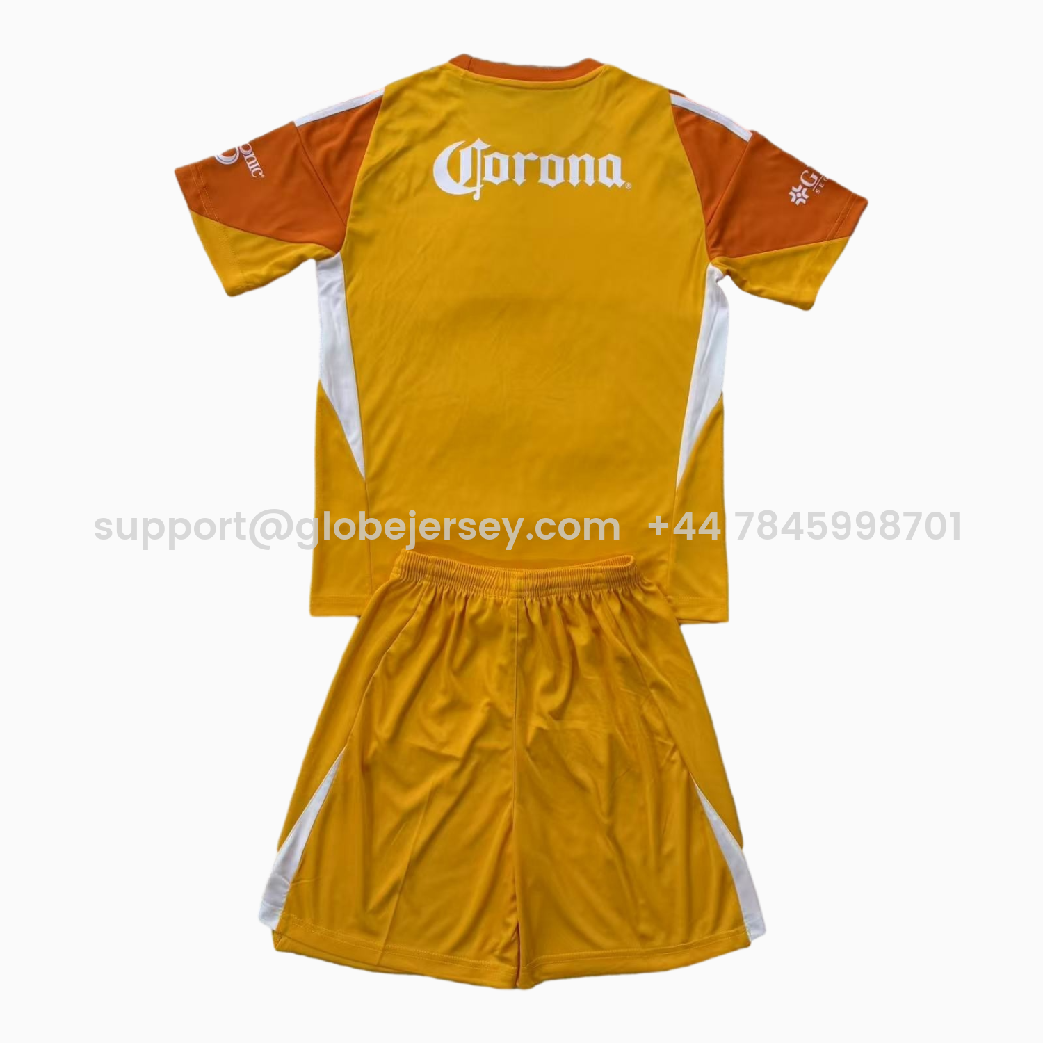 GlobeJersey-Club América 25-26 Orange Goalkeeper Kids Kit