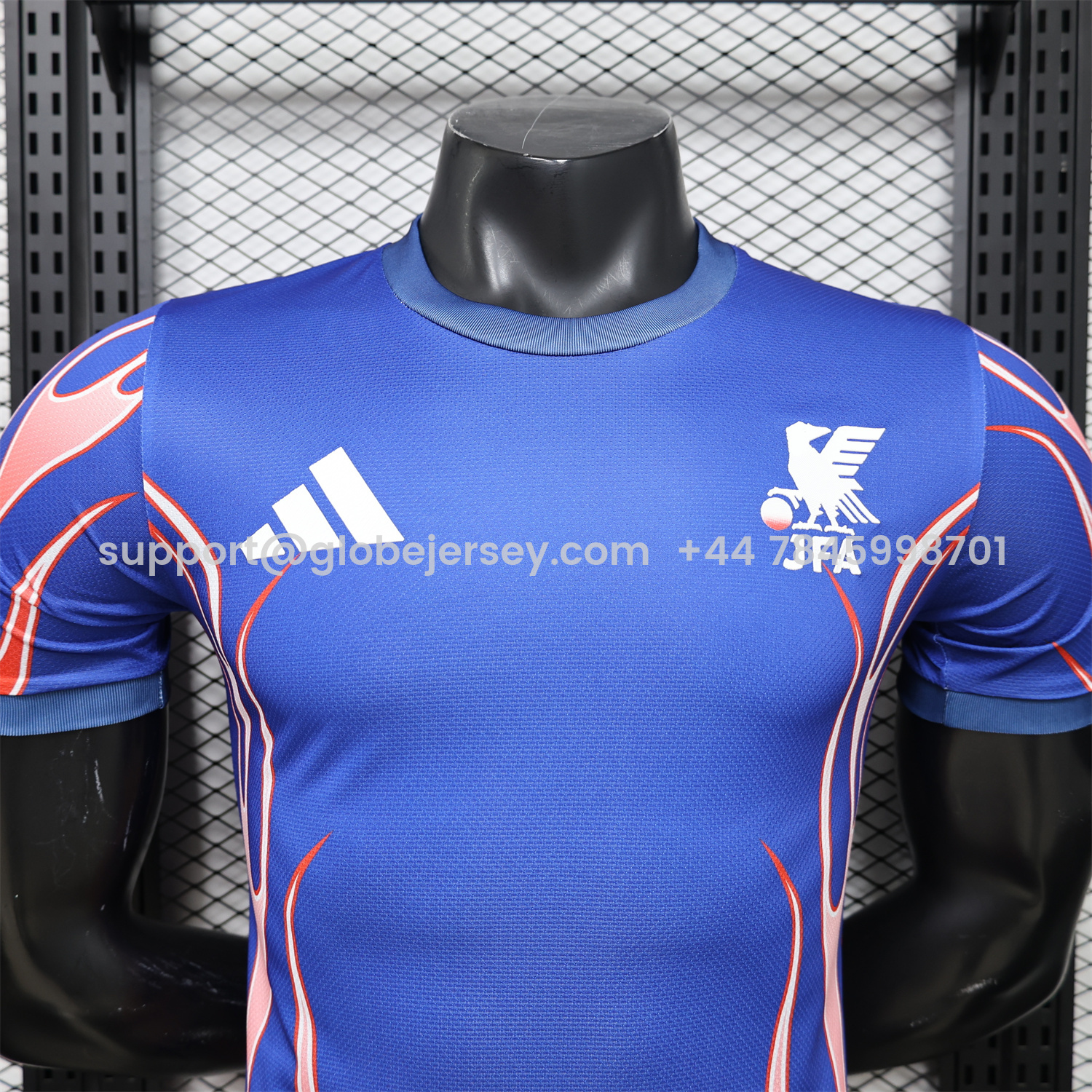 GlobeJersey-Japan 2026 Red Fire Blue Special Jersey - Player Version