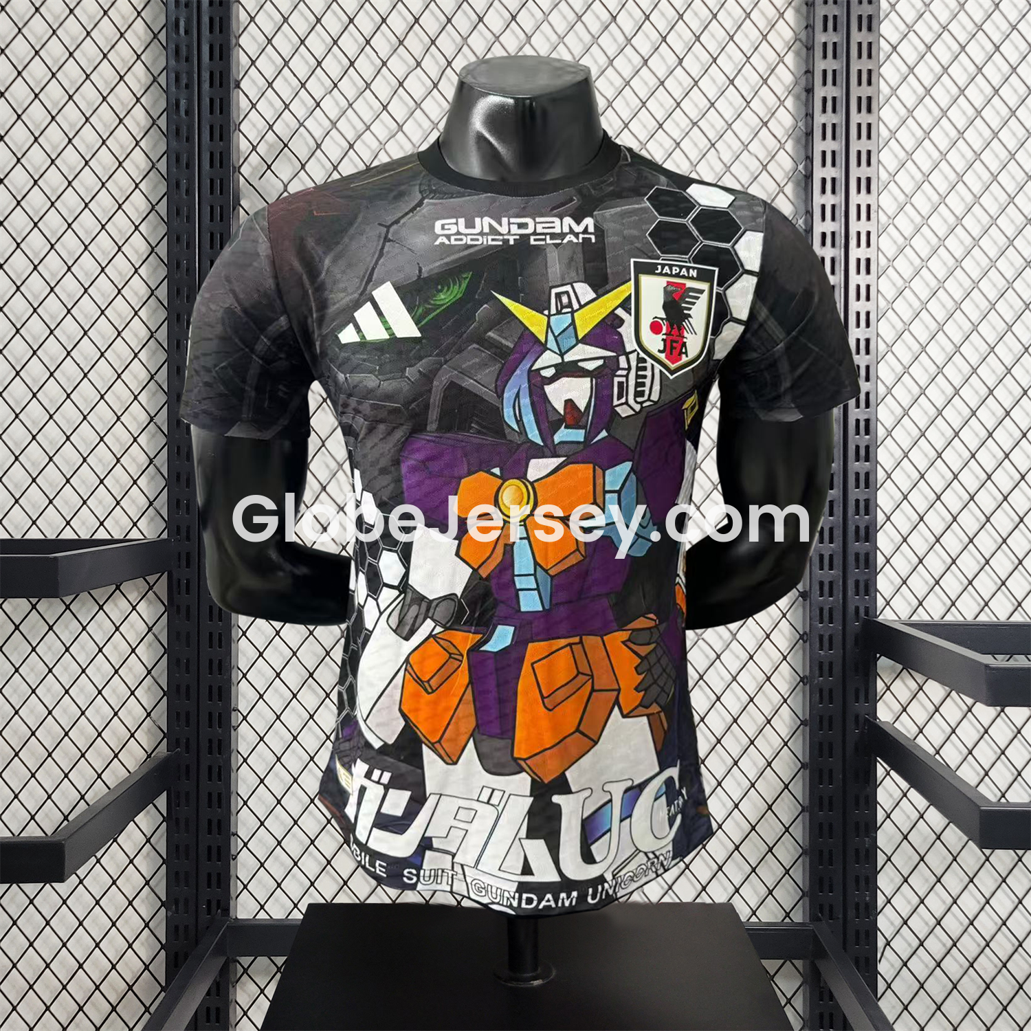 GlobeJersey-Japan 25-26 Gundam Black Special Edition Jersey - Player Version