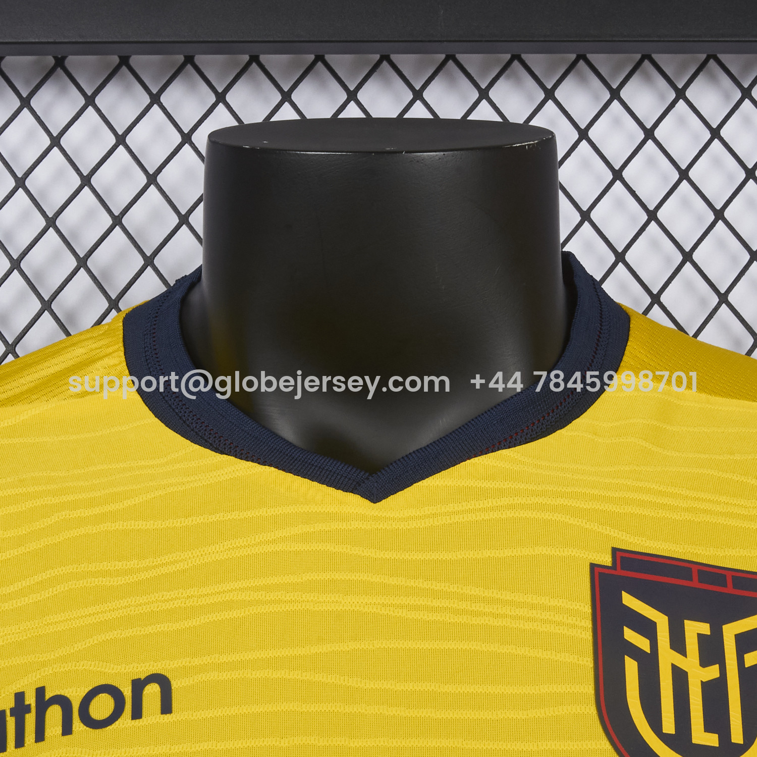 GlobeJersey-Ecuador 2026 Home Yellow Jersey - Player Version