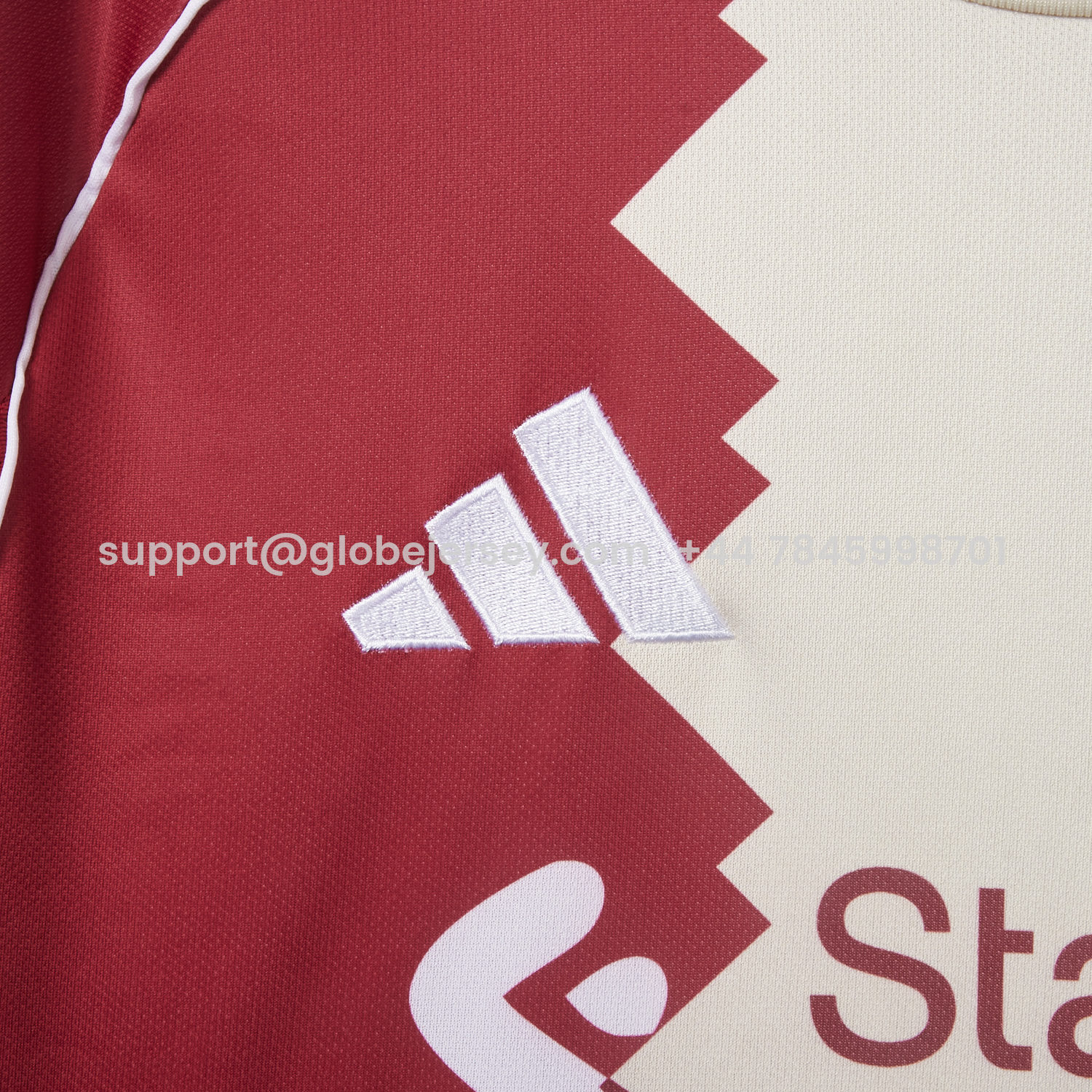 GlobeJersey-Liver.pool 25-26 Tricolor Shirt - Fans Version