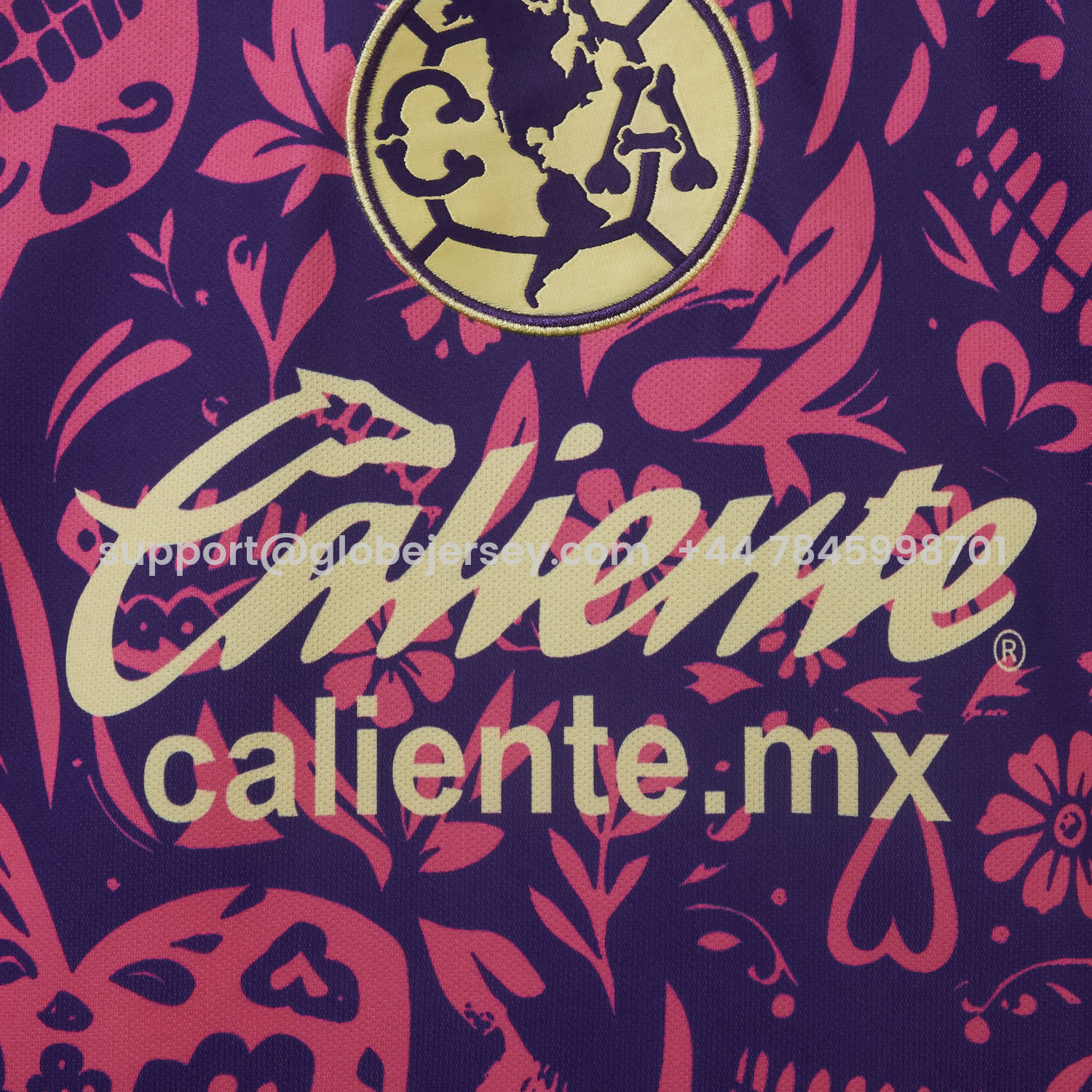 GlobeJersey-Club América 25-26 Día de Muertos Purple Jersey - Fans Version