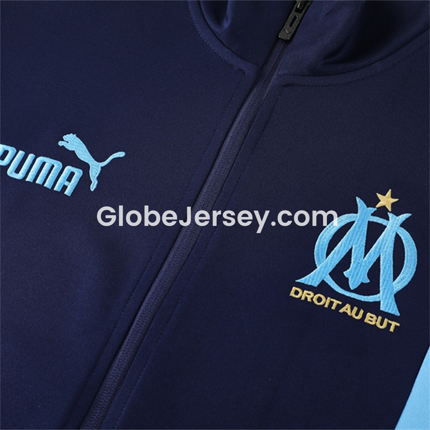 GlobeJersey-Marseille 25-26 Jacket Training Tracksuit - Deep Blue Jackets & Pants