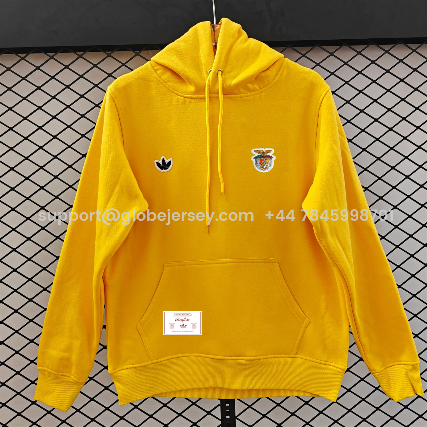 GlobeJersey-Benfica 25-26 Originals Terrace Icon Unisex Pullover Hoodie