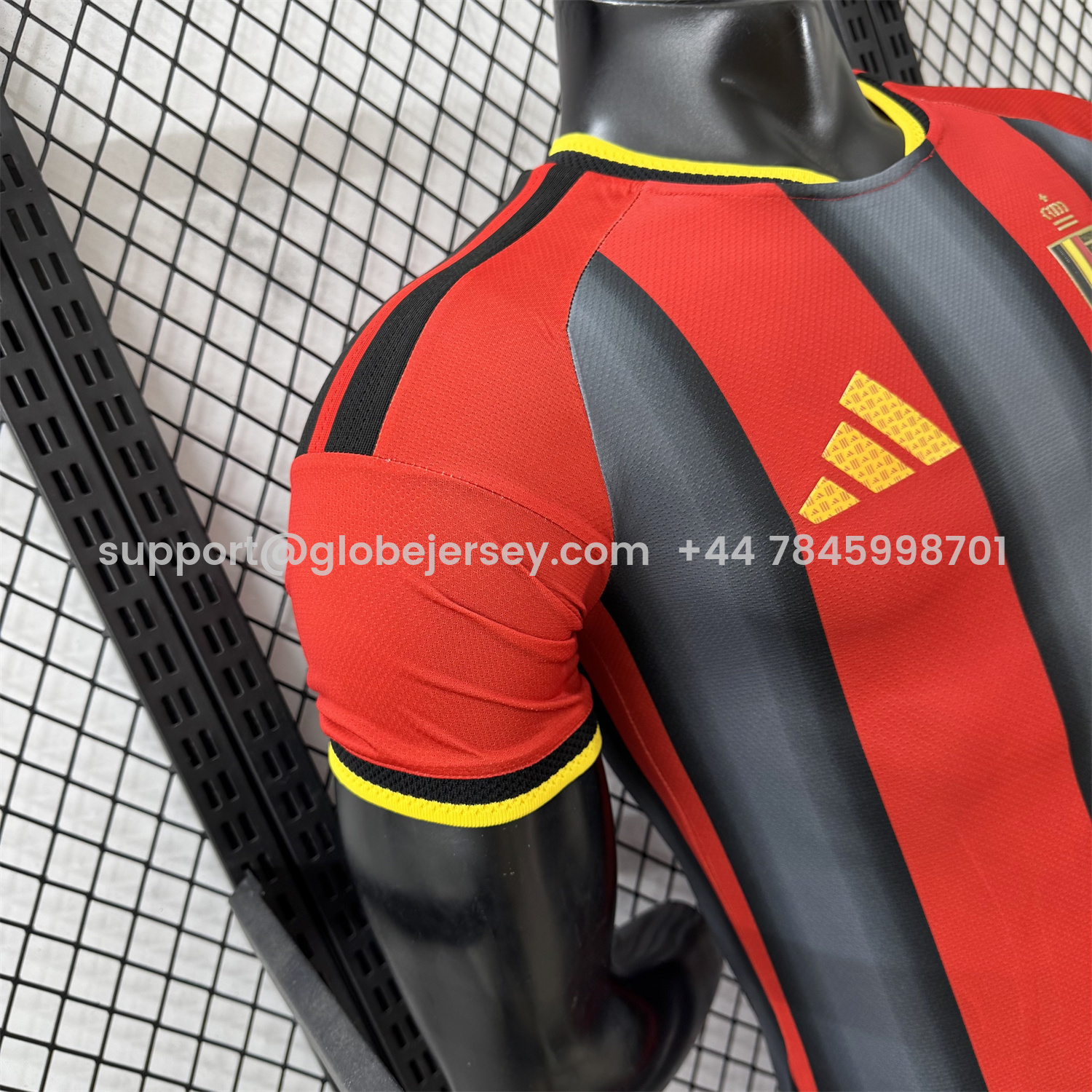 GlobeJersey-Belgium 2026 Red And Black Special Jersey - Player Version