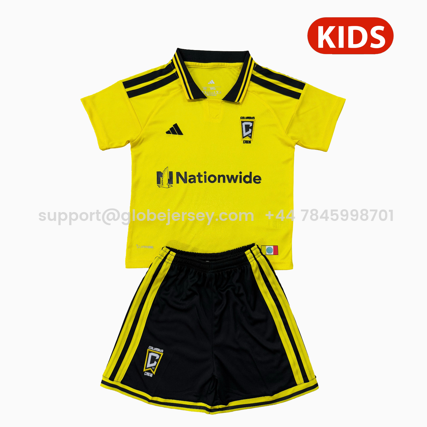 GlobeJersey-Columbus Crew 2026 Home Kids Kit