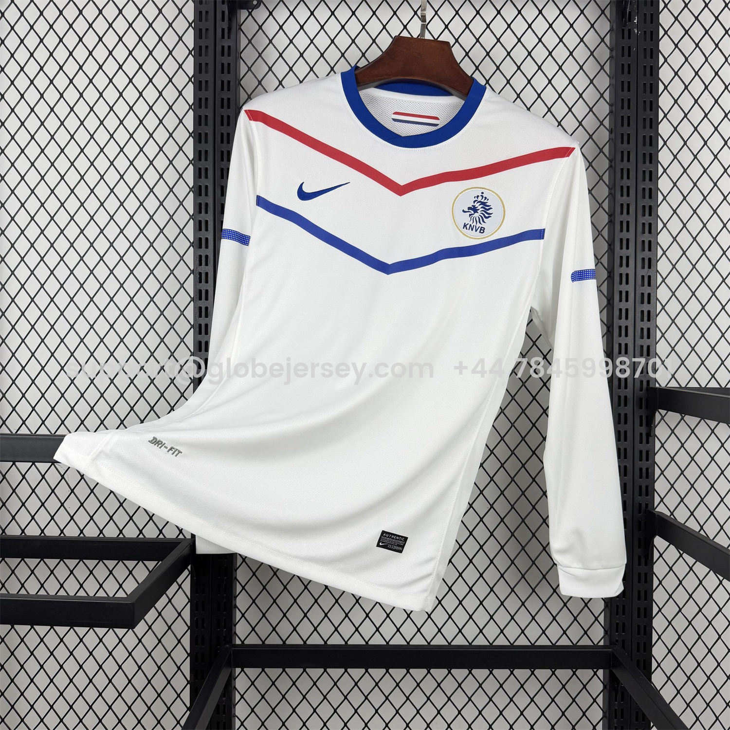 GlobeJersey-Retro France 2012 Away Long Sleeves Jersey - Fans Version