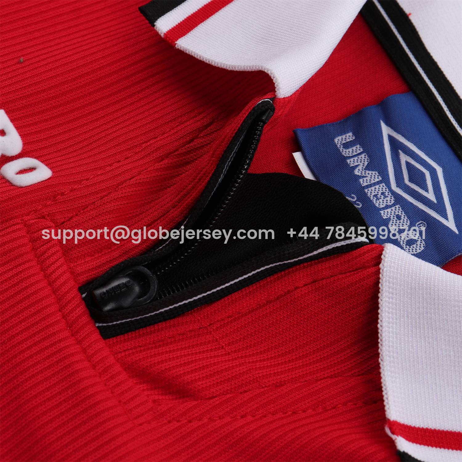 GlobeJersey-Retro Manchester United 1998-99 Home Long Sleeves Kids Kit