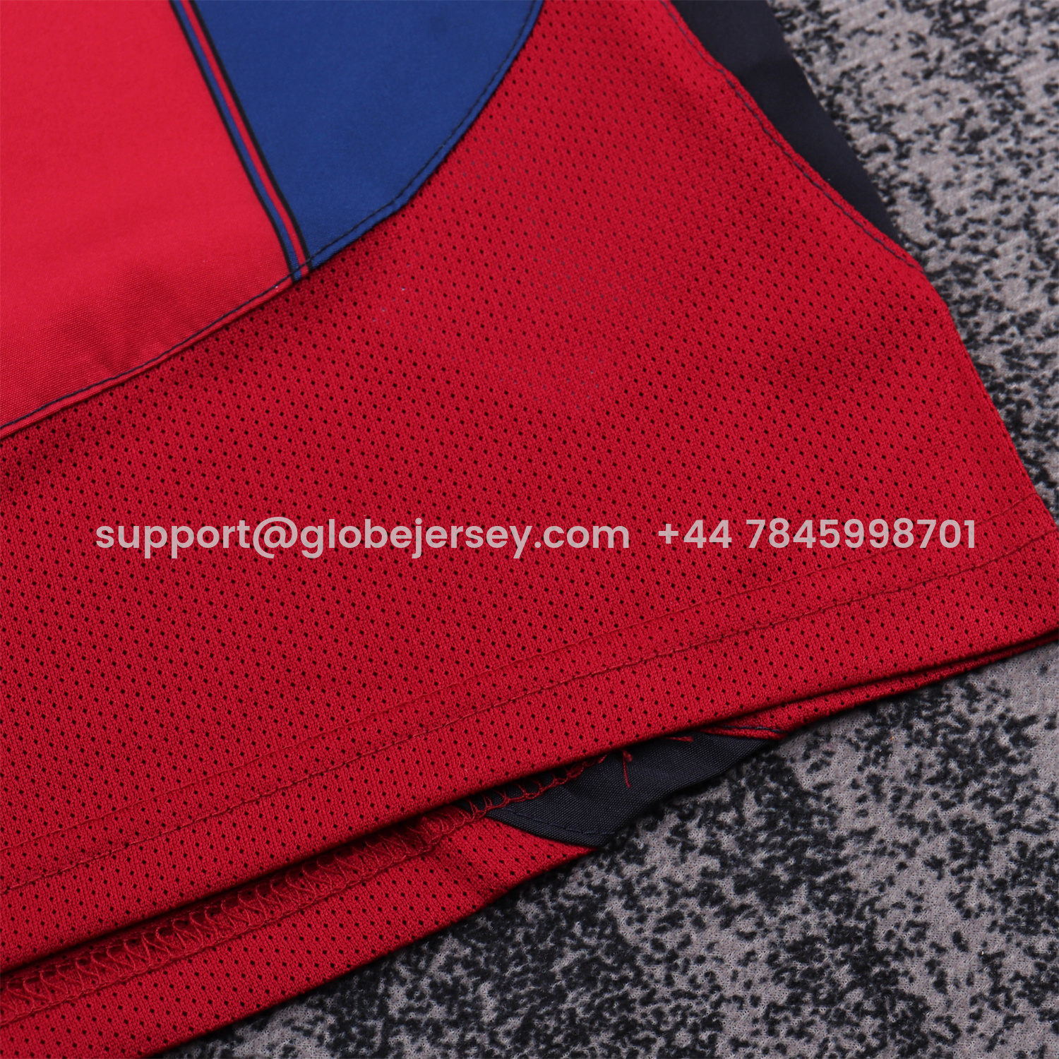 GlobeJersey-Retro Barcelona 2003-04 Home Kids Kit