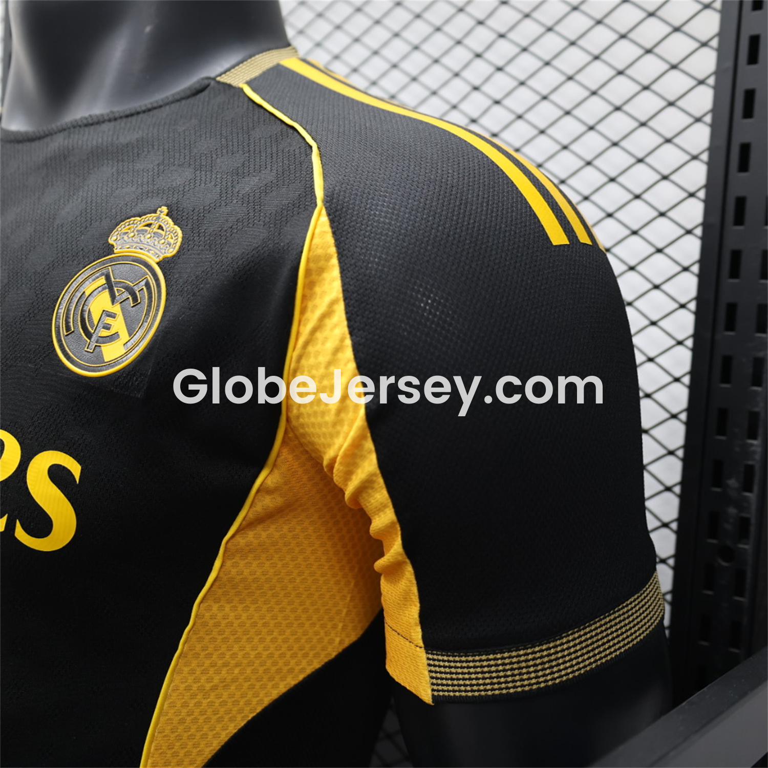 GlobeJersey-Real Madrid 25-26 Black Gold Special Edition Jersey - Player Version
