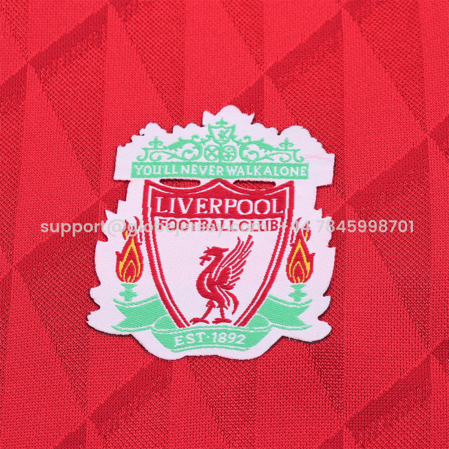 GlobeJersey-Retro Liver.pool 2010-11 Home Kids Kit