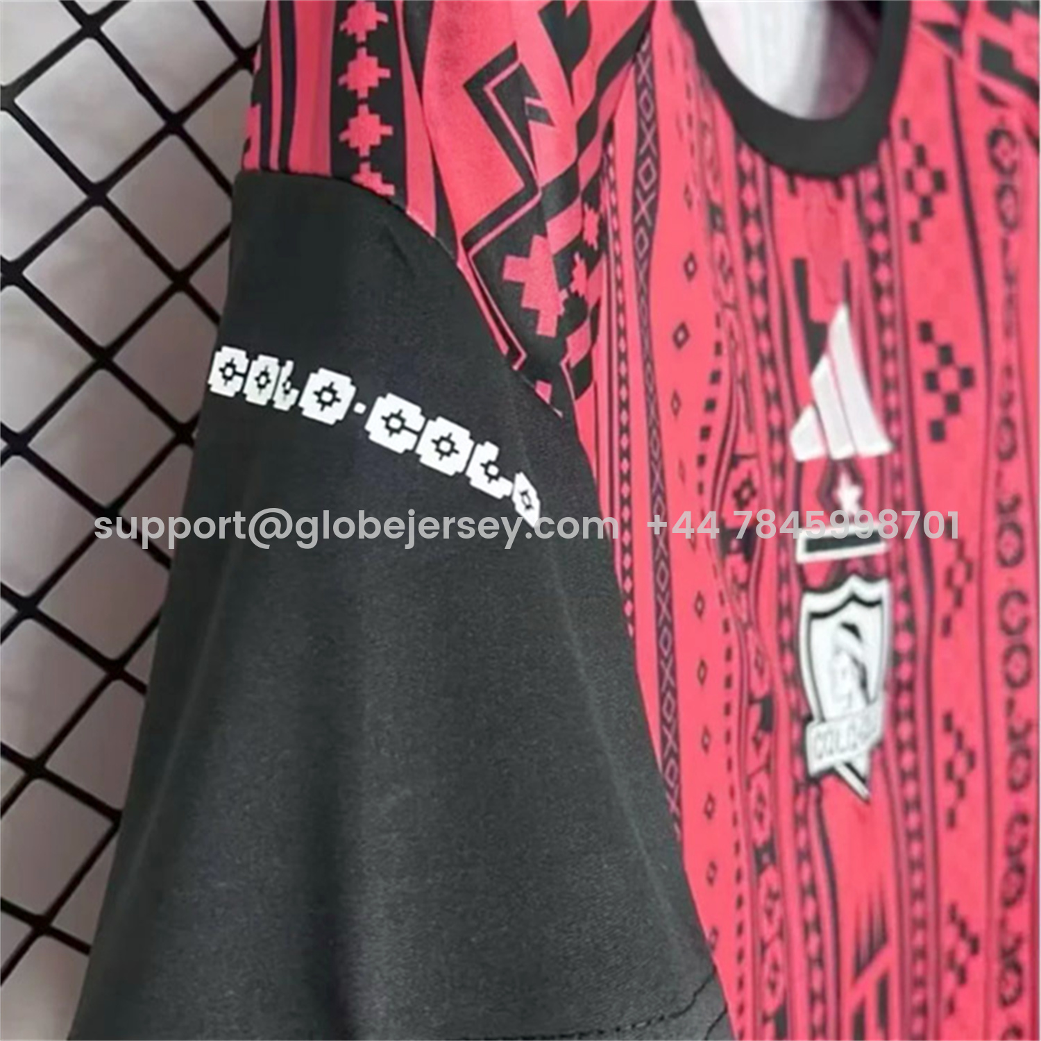 GlobeJersey-Colo Colo 25-26 Red Pre-Match Jersey - Fans Version