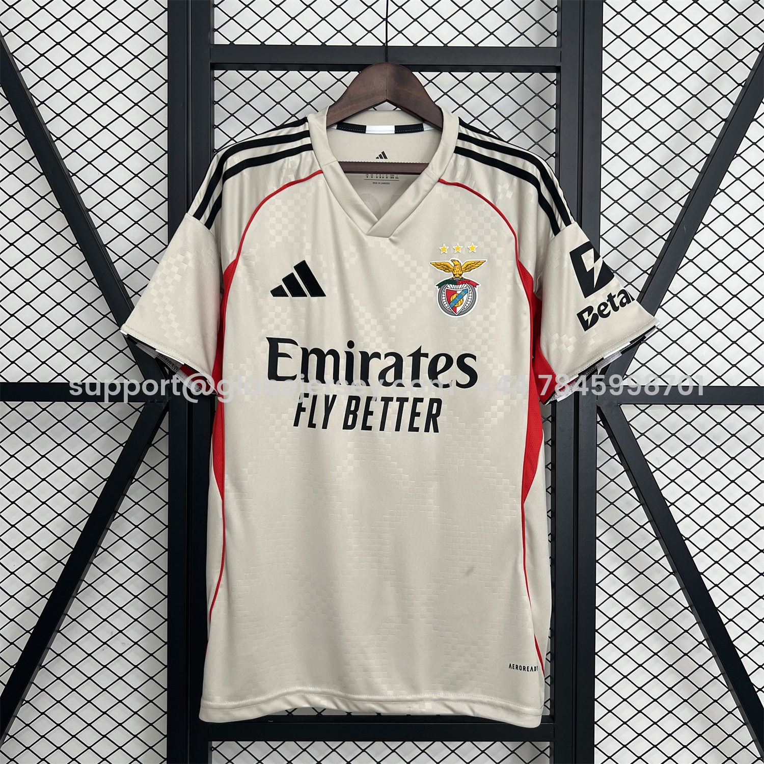 GlobeJersey-Benfica 25-26 Away Jersey - Fans Version