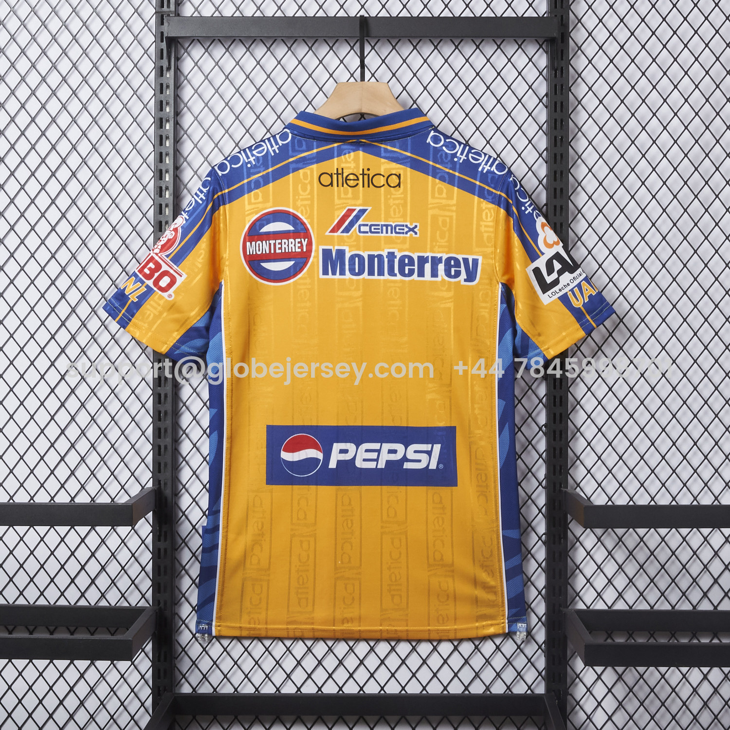 GlobeJersey-Retro Tigres UANL 1999-00 Home Jersey